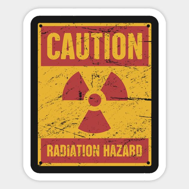 Radiation Hazard Cold War Fallout Shelter Sign Fallout Shelter